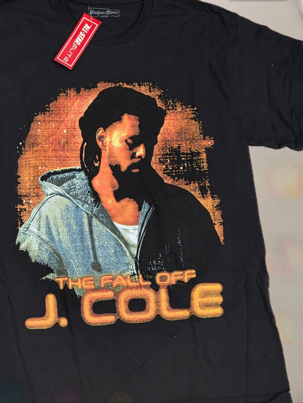 New Rare The Fall of J Cole graphic game Tee shirt Men